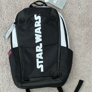 Star Wars Black and White Backpack with Modern Design